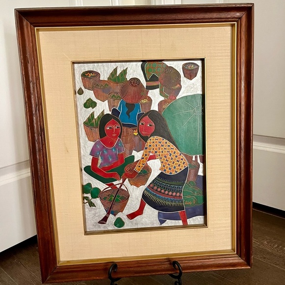 Framed Art with Red and Green Accents - Picture 11 of 12